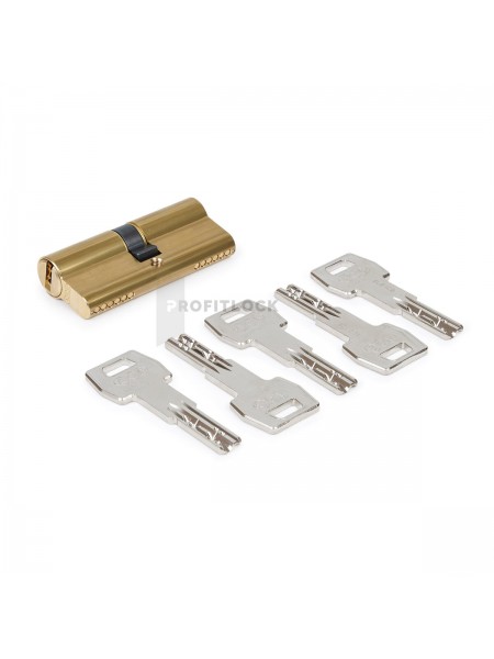 AGB SCUDO 5000 PS Циліндр ключ-ключ 100 мм, 50х50 латунь
