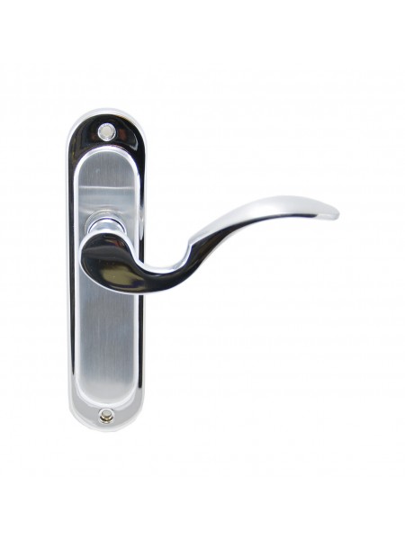 SIBA Ручка дверна OSIMO на планці 0K мат.хром - хром (07 05)